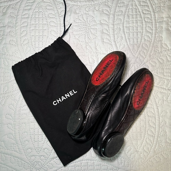 Vintage Chanel cambon ballet flats - Picture 2 of 3